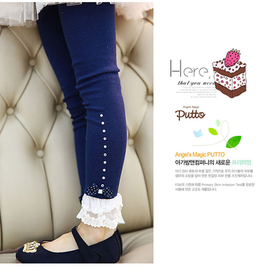 Leggings con Lazo y Volantes de Encaje - Image 6