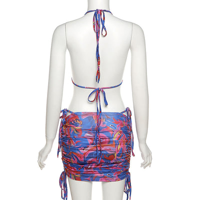 Conjunto de Verano Elegante: Chaleco Ajustado + Falda Mini Casual para Mujer - Image 28