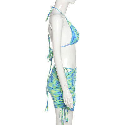 Conjunto de Verano Elegante: Chaleco Ajustado + Falda Mini Casual para Mujer - Image 30