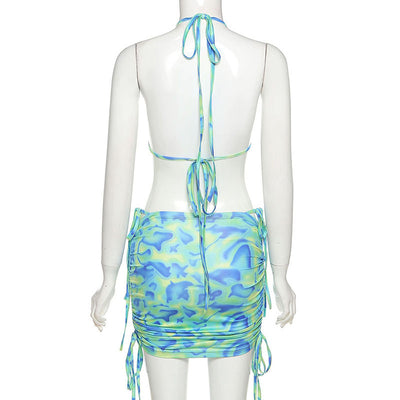 Conjunto de Verano Elegante: Chaleco Ajustado + Falda Mini Casual para Mujer - Image 31