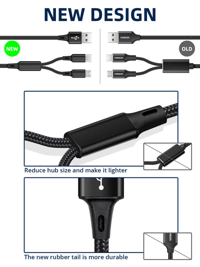 Cable Triple USB-C de Carga Rápida - Image 9