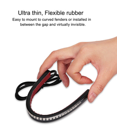 Tira LED Flexible Universal para Moto: Luz de Freno, Direccionales y Placa - Image 11