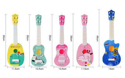 Guitarra Ukelele Infantil de Simulación con Cuatro Cuerdas - Image 7
