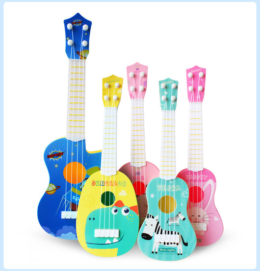 Guitarra Ukelele Infantil de Simulación con Cuatro Cuerdas - Image 8