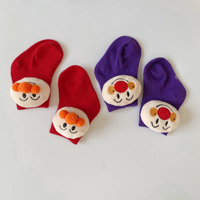 Calcetines de Algodón con Dibujos Animados - Estilo Muñeco - Image 5