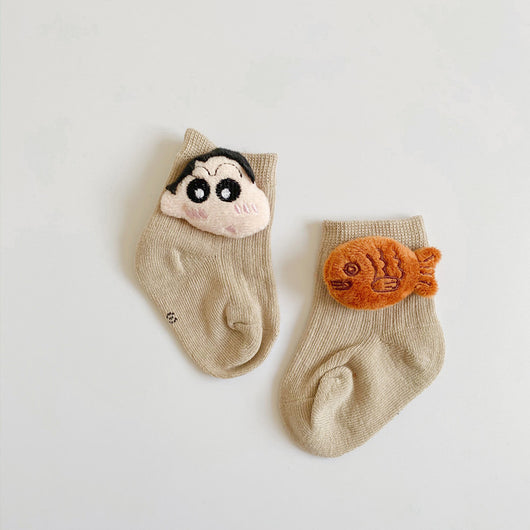 Calcetines de Algodón con Dibujos Animados - Estilo Muñeco - Image 14
