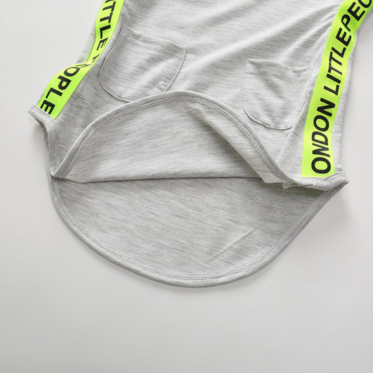 Suéter Largo Fluorescente con Letras para Niña - Image 12