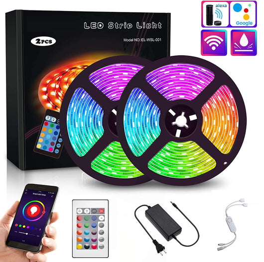 Barra de Luz LED RGB Inteligente 10M con Control por App - 24 Teclas - Image 8