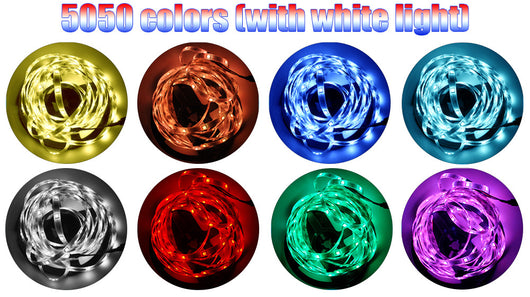 Barra de Luz LED RGB Inteligente 10M con Control por App - 24 Teclas - Image 10