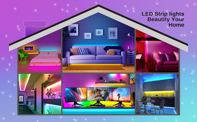 Barra de Luz LED RGB Inteligente 10M con Control por App - 24 Teclas - Image 19