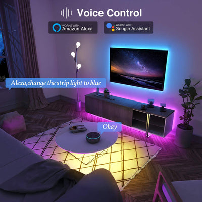 Barra de Luz LED RGB Inteligente 10M con Control por App - 24 Teclas - Image 26
