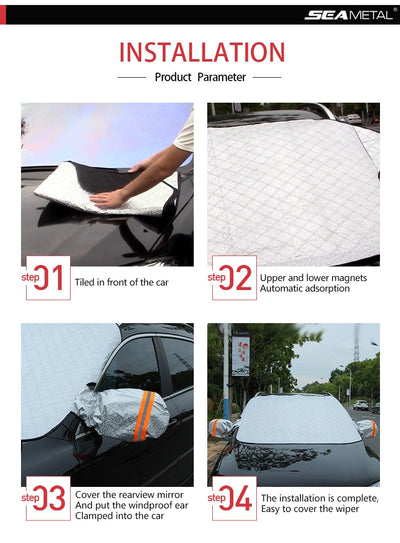 Parasol Térmico para Parabrisas Frontal del Automóvil - Image 13