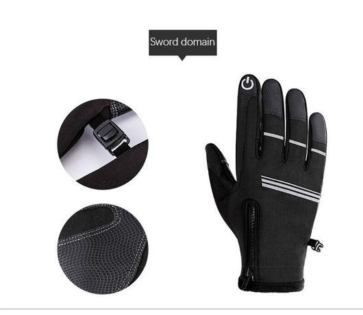 Guantes Térmicos para Motocicleta con Pantalla Táctil y Forro Polar - Image 9