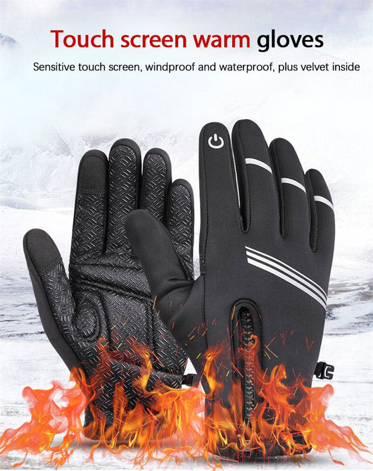 Guantes Térmicos para Motocicleta con Pantalla Táctil y Forro Polar - Image 13