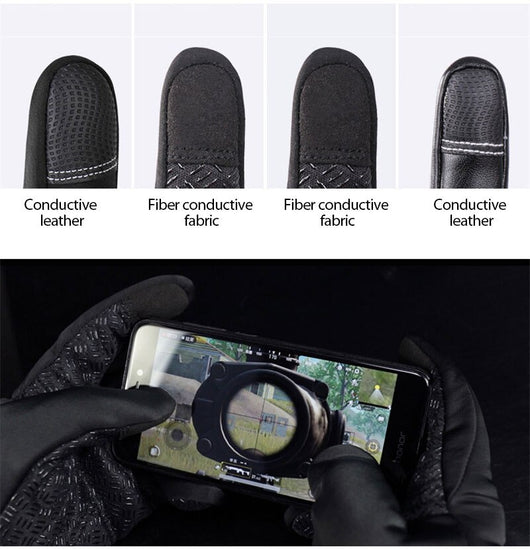 Guantes Térmicos para Motocicleta con Pantalla Táctil y Forro Polar - Image 14