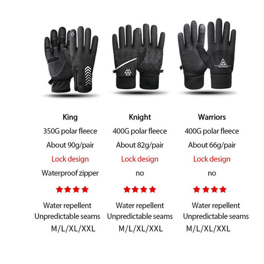 Guantes Térmicos para Motocicleta con Pantalla Táctil y Forro Polar - Image 23