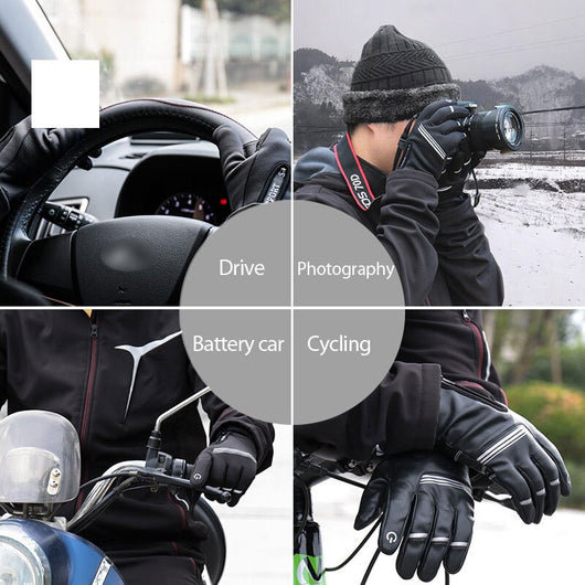 Guantes Térmicos para Motocicleta con Pantalla Táctil y Forro Polar - Image 24