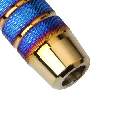 Perilla de Cambios Metálica con Acabado Esmerilado y Diseño Gear Azul Colorido - Image 22