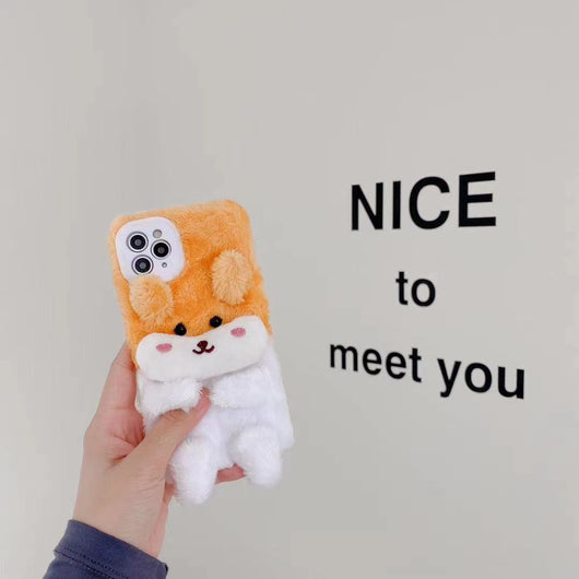 Funda Osito Peluche Compatible con Apple - Protección Suave para Otoño e Invierno - Image 7