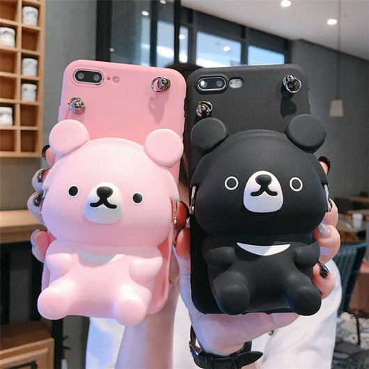 Funda Monedero Teléfono Osito Adorable - Image 14