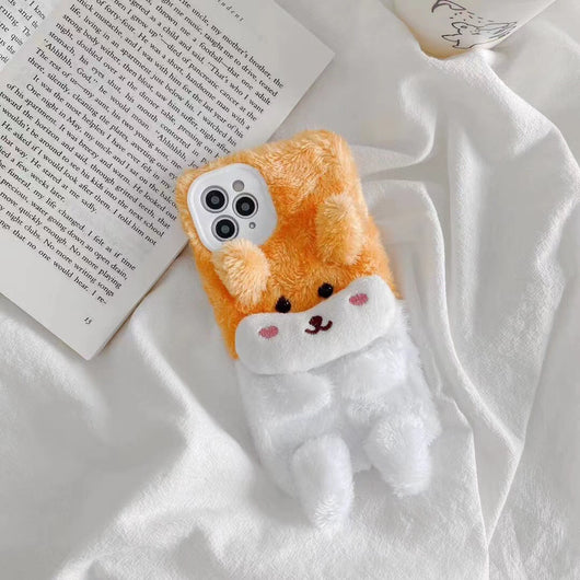 Funda Osito Peluche Compatible con Apple - Protección Suave para Otoño e Invierno - Image 8