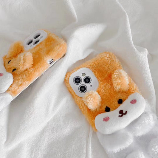 Funda Osito Peluche Compatible con Apple - Protección Suave para Otoño e Invierno - Image 10