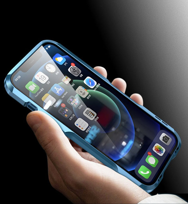 Funda de Protección Metal Doble Color con Sistema de Cierre de Tornillo