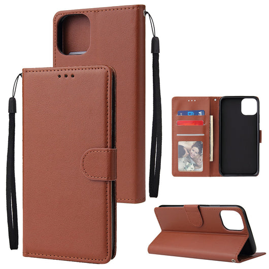 Funda de Cuero para Teléfono 7plus con Cartera de Tarjetas - Image 15