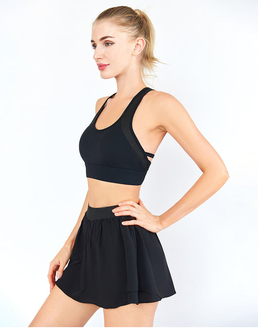 Conjunto Deportivo Mujer: Sujetador Yoga con Espalda Recolectada y Culotte Cintura Alta Antibrillo - Image 11