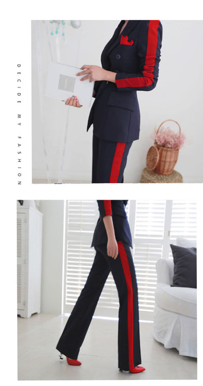 Blazer Ejecutivo Doble Botonadura Ajustado para Mujer - Image 11