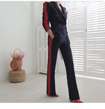 Blazer Ejecutivo Doble Botonadura Ajustado para Mujer - Image 17