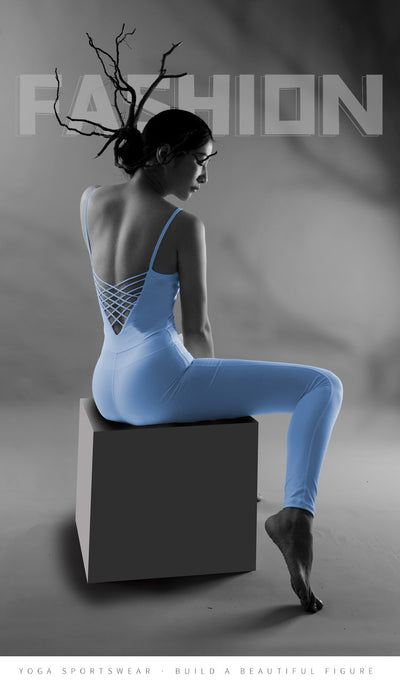 Traje de Yoga Aéreo Ajustado Profesional para Verano - Image 8