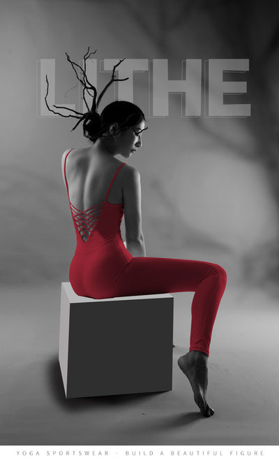 Traje de Yoga Aéreo Ajustado Profesional para Verano - Image 9