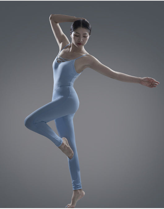 Traje de Yoga Aéreo Ajustado Profesional para Verano - Image 12
