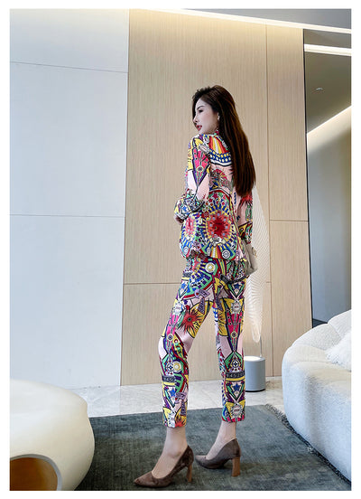 Conjunto de Dos Piezas: Blusa Moderna y Pantalón Cómodo para el Día - Image 12