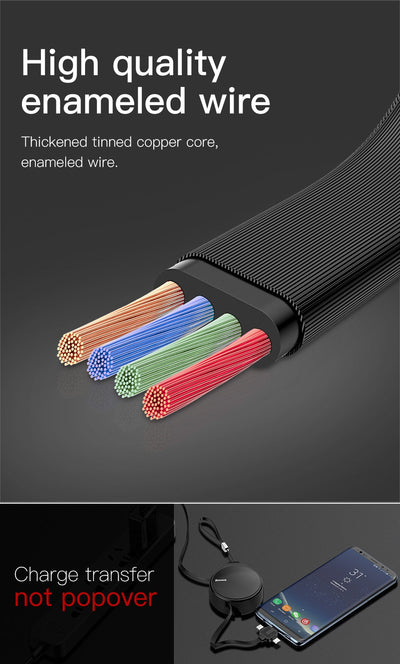Cable de Carga Rápida Telescópico 3 en 1 - Image 20