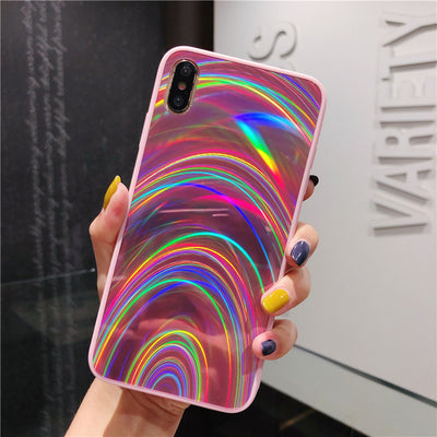 Funda Espejo Arcoíris con Brillo y Purpurina - Image 10