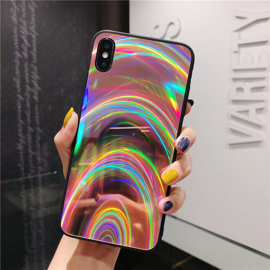 Funda Espejo Arcoíris con Brillo y Purpurina - Image 16