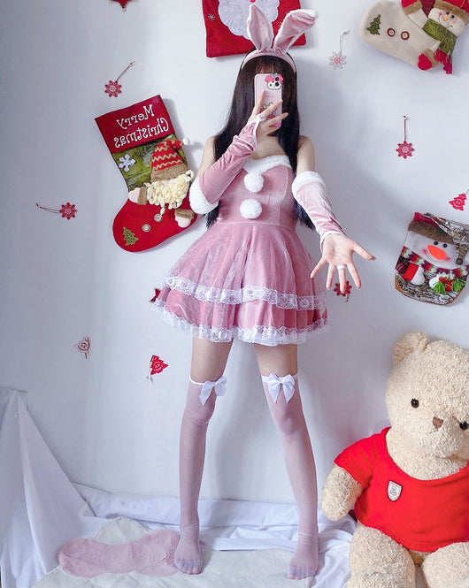 Disfraz de Sirvienta Navideña para Escena - Vestido Temático Festivo - Image 6