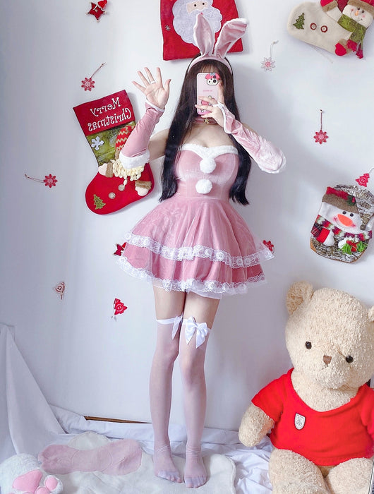 Disfraz de Sirvienta Navideña para Escena - Vestido Temático Festivo - Image 7