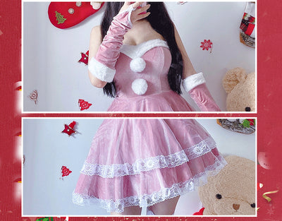 Disfraz de Sirvienta Navideña para Escena - Vestido Temático Festivo - Image 15