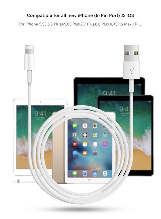 Cable Cargador Compatible con Apple - Cabezal de Datos Rápido - Image 9