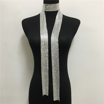 Collar de Lentejuelas con Empalme Metálico - Joyería Elegante - Image 6