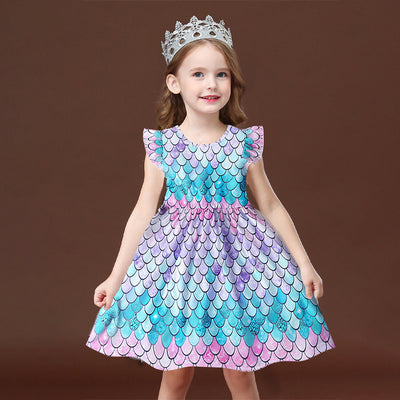 Vestido Estampado Escamas de Pez - Image 6