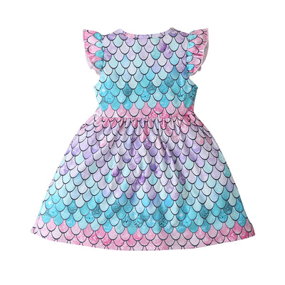 Vestido Estampado Escamas de Pez - Image 8