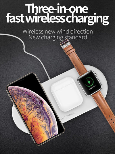 Cargador Inalámbrico 3 en 1 para iPhone, Apple Watch y AirPods - Image 8
