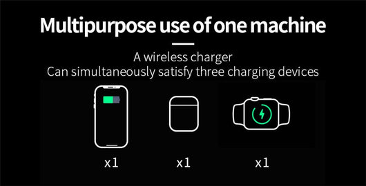 Cargador Inalámbrico 3 en 1 para iPhone, Apple Watch y AirPods - Image 12