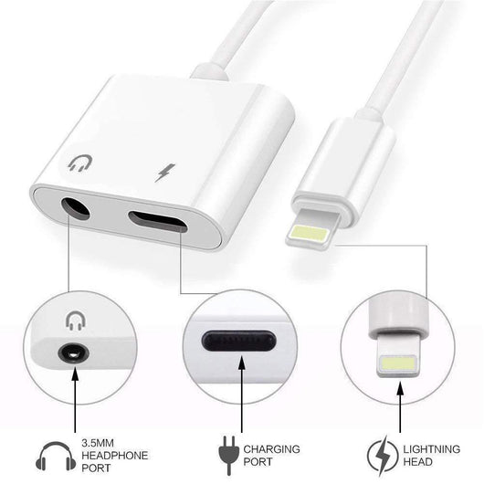 Adaptador 2 en 1 para Carga y Audio - Divisor de Auriculares - Image 3