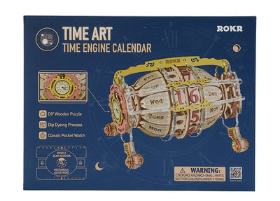 Calendario Motor 3D Robotime ROKR - Puzzle de Madera Interactivo para Niños - Image 12