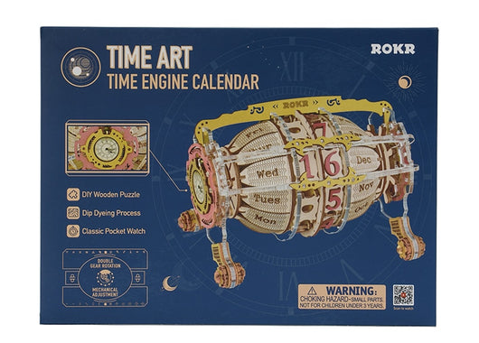 Calendario Motor 3D Robotime ROKR - Puzzle de Madera Interactivo para Niños - Image 12